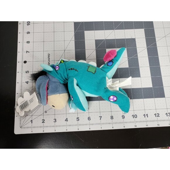 Walt Disney Mouseketoys Mini Bean Bag Dinosaur Eeyore 9" Plush -Dinosaur Costume - Picture 9 of 9
